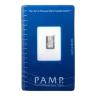 1 Gram Platinum Bar - PAMP Suisse Lady Fortuna (In Assay Card)