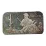 1973 Silent Pardners 1 oz Silver Bar VINTAGE TONED Hamilton Mint