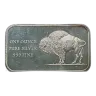 1776-1976 America Bi-Centennial 1 oz Silver Bar US Liberty Bell Bison Buffalo VINTAGE