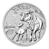 2021 Australia 1 oz Silver Lunar Ox