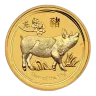 2019 2 Oz Australia Gold Lunar Pig (Series II) - BU