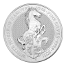 Pre-Owned 2021 UK Queen's Beasts The White Horse of Hanover 10oz Silver Coin - VAT Free