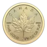 Canada Gold Maple Leaf 1/10 oz $5 BU .9999 Fine Random Date Mint Sealed Plastic