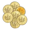 Canada Gold Maple Leaf 1 oz $50 - Random Year - Impaired