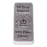 50 oz .999 Fine Silver Bar - Monarch Stacker Poured (No Longer in Production)