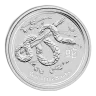 2013 1 Kilo Australia Silver Lunar Snake (Series II) - BU
