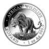Pre-Owned Somalian African Wildlife Leopard 1oz Silver Coin - Mixed Dates - VAT Free