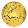 2021 1/20 oz Australia Gold Lunar Ox BU - Series III