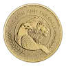 Pre-Owned 2024 UK The Lion and The Eagle 1oz Gold Coin