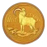 2015 1 oz Gold Coin Lunar Year of the Goat Perth Mint Bullion