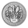 2020 Canadian 'Kraken' 2 oz Silver Bullion Coin