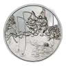 1 oz Garden Gnomes Gone Fishing Silver Round