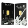 1 Gram Fender 80th Ann. Gold Bar(Inc. Assay Card) - Pamp Suisse