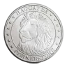 1 oz Lion Cornerstone Silver Round (Toned)