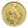 2018 1 Oz Great Britain Queen's Beast Gold Coin (Bull) - BU