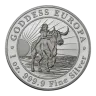 Pre-Owned 2021 Tokelau Goddess Europa 1oz Silver Coin - VAT Free