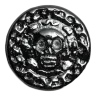 25 Gram Hand Poured Skull Silver Round