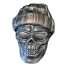 7.97 oz .999 Fine Silver Bar - Beanie Skull - Secondary Market