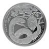 1 oz Lunar Snake Silver Round First Mint
