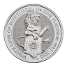 2021 1 oz Queen's Beasts White Lion of Mortimer Platinum Coin