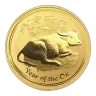 Pre-Owned 2009 Australian Lunar Ox 1oz Gold Coin