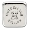1/2 oz GoldSecure Cast Silver Bar 999.5