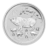 2019 Australian Lunar Year of the Pig Silver Coin 1 Kilo