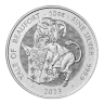 2023 10 oz Silver Great Britain Tudor Beasts - Yale of Beaufort