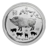 Pre-Owned 1 oz Lunar Silver Coin