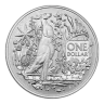 Pre-Owned 2021 Australian Coat of Arms Kangaroo 1oz Silver Coin - VAT Free