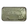 1984 Happy Birthday 1 oz Silver Bar VINTAGE