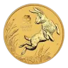 2023 10 Oz Australia Gold Lunar Rabbit (Series III) - BU