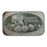 1973 Happy Easter Bunnies 1 oz Silver Bar VINTAGE