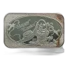 1975 Happy Easter Bunny In Basket 1 oz Silver Bar VINTAGE