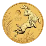 2023 1 oz Australia Gold Lunar Rabbit BU - Series III