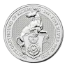2021 2 oz Silver Great Britain Queen's Beasts - Greyhound