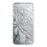 10 Oz Golden State Mint Bull And Bear Silver Bar