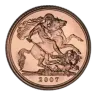 2007 Gold Half Sovereign Elizabeth II Bullion