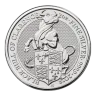 Pre-Owned 2018 UK Queen's Beasts Black Bull of Clarence 2oz Silver Coin - VAT Free