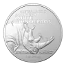 Pre-Owned 2023 Australian Zoo Southern White Rhinoceros 1oz Silver Coin - VAT Free