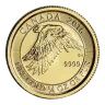2016 Canada 1/4 oz Gold Snow Falcon Coin