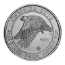 2016 Canadian 1 1/2 oz Silver Snow Falcon Coin (Varied Condition)