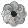 1 oz Secondary Market Silver Rounds AT SPOT (Varied Condition & Mint)