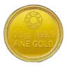 Misc Minted Gold Round, 1/2 gram