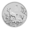 2027 1 oz Year of the Goat Silver Coin - Lunar Series III