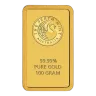 100g Minted Bars Gold Bar