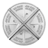 1oz SilverTowne Double Divisible Silver Round