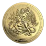 Pre-Owned Isle of Man King Charles III Angel 1/20oz Gold Coin - Mixed Dates
