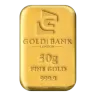50g Gold Bank Gold Cast Bar (Best Value)