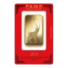 100g PAMP Gold Bar - Lunar Goat